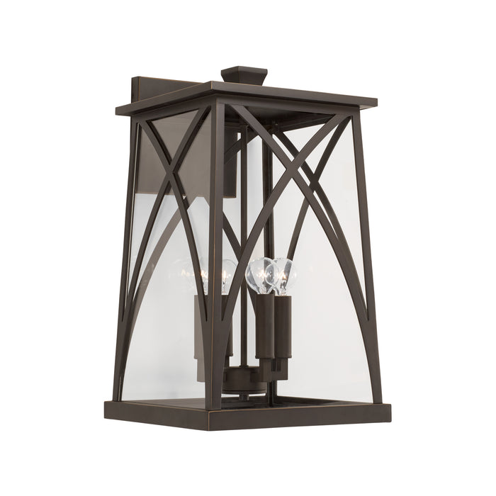 Capital Lighting - 946541OZ - Four Light Outdoor Wall Lantern - Marshall - Oiled Bronze