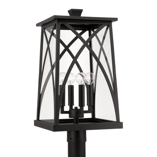 Capital Lighting - 946543BK - Four Light Outdoor Post Lantern - Marshall - Black