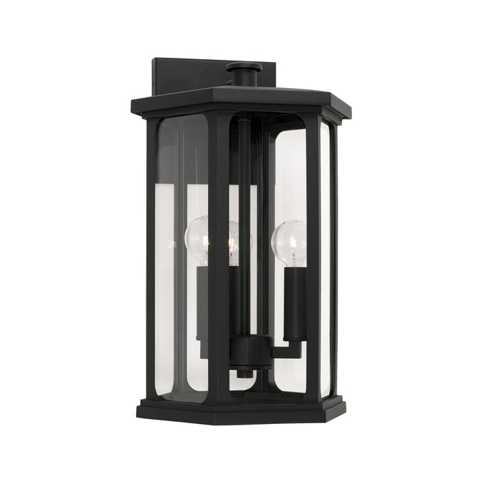 Capital Lighting - 946631BK - Three Light Outdoor Wall Lantern - Walton - Black