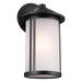 Kichler - 59100BK - One Light Outdoor Wall Mount - Lombard - Black