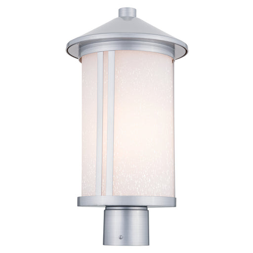 Kichler - 59101BA - One Light Outdoor Post Lantern - Lombard - Brushed Aluminum