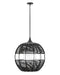 Hinkley - 19675BK - LED Hanging Lantern - Maddox - Black