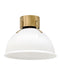 Hinkley - 3481HB-CO - LED Flush Mount - Argo - Heritage Brass