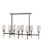 Hinkley - 38256BX - LED Linear Chandelier - Ana - Black Oxide