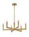 Hinkley - 45046HB - LED Chandelier - Ezra - Heritage Brass