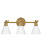 Hinkley - 51183HB - LED Vanity - Arti - Heritage Brass