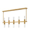 Fredrick Ramond - FR30608HBR - LED Linear Pendant - Cecily - Heritage Brass