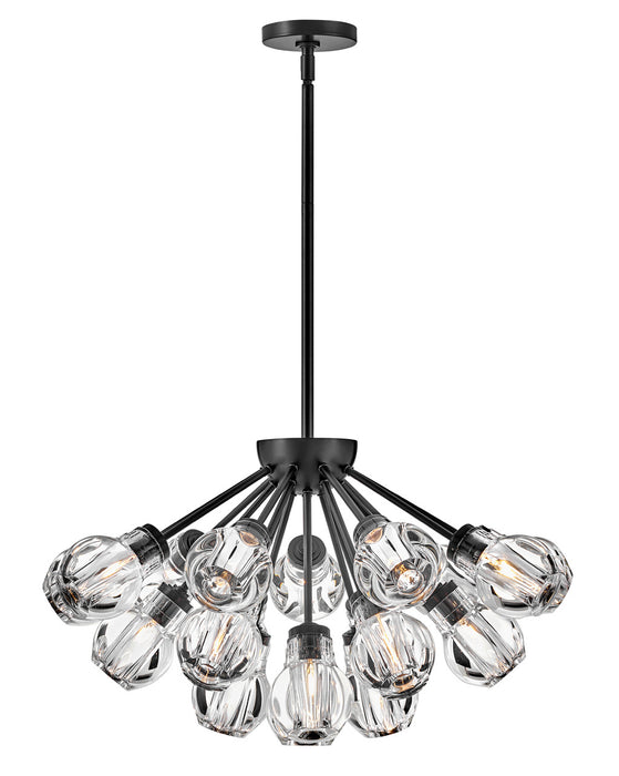 Fredrick Ramond - FR46956BLK - LED Pendant - Elise - Black