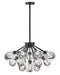 Fredrick Ramond - FR46956BLK - LED Pendant - Elise - Black