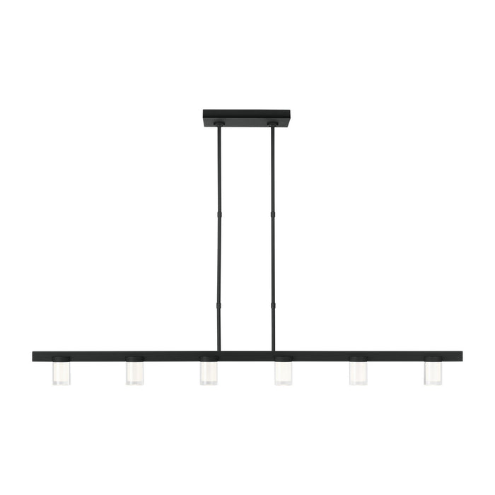 Visual Comfort Modern - 700LSESF60B-LED927 - LED Linear Suspension - Esfera - Nightshade Black