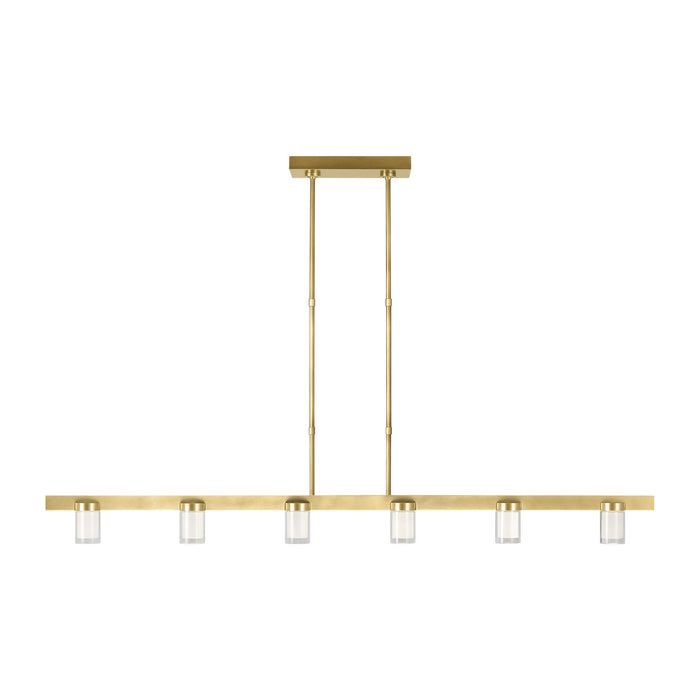 Visual Comfort Modern - 700LSESF60NB-LED927 - LED Linear Suspension - Esfera - Natural Brass