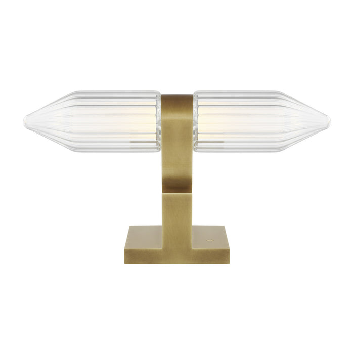 Visual Comfort Modern - 700PRTLGSN8BR-LED927 - LED Table Lamp - Langston - Plated Brass