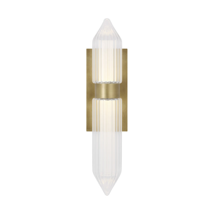 Visual Comfort Modern - 700WSLGSN18BR-LED927-277 - LED Wall Sconce - Langston - Plated Brass