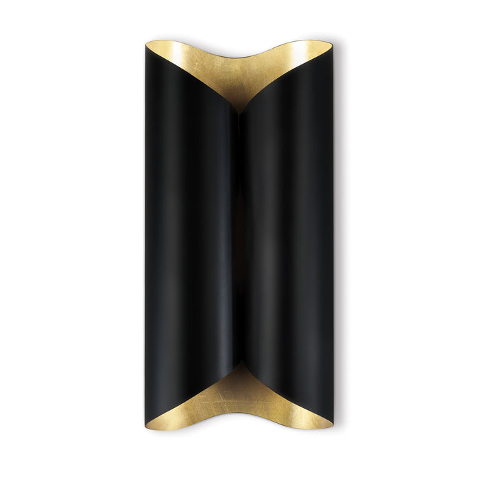 Regina Andrew - 15-1154BLK - Two Light Wall Sconce - Coil - Black