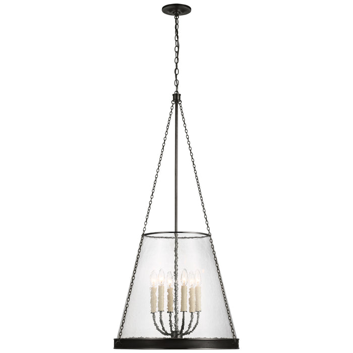 Visual Comfort Signature - S 5183BZ-CG - LED Pendant - Reese - Bronze