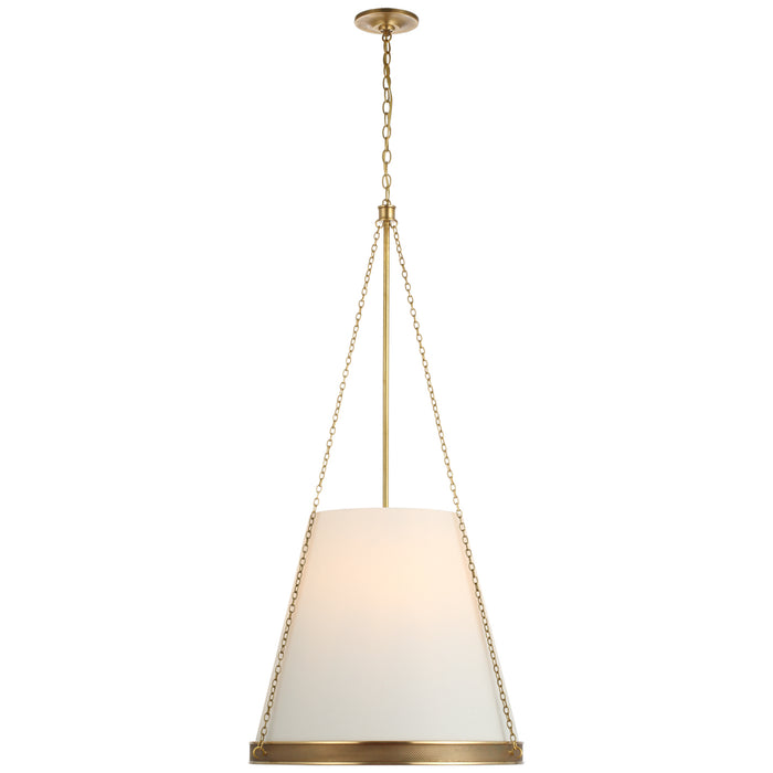 Visual Comfort Signature - S 5183SB-L - LED Pendant - Reese - Soft Brass