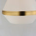 Maxim - 10376WTSBR - One Light Pendant - Giza - Satin Brass