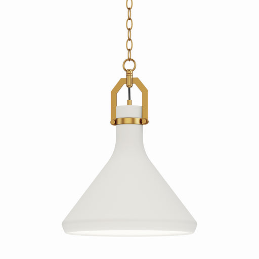 Maxim - 12383WTSBR - One Light Pendant - Lumi - Satin Brass