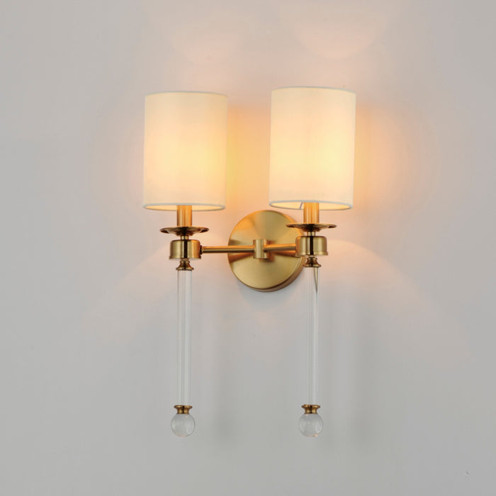 Maxim - 16108WTCLHR - Two Light Wall Sconce - Lucent - Heritage