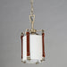 Maxim - 16132FTWZBSD - One Light Pendant - Sausalito - Weathered Zinc / Brown Suede