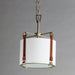 Maxim - 16133FTWZBSD - One Light Pendant - Sausalito - Weathered Zinc / Brown Suede