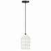 Maxim - 21242WTBK - One Light Pendant - Dottie - Black