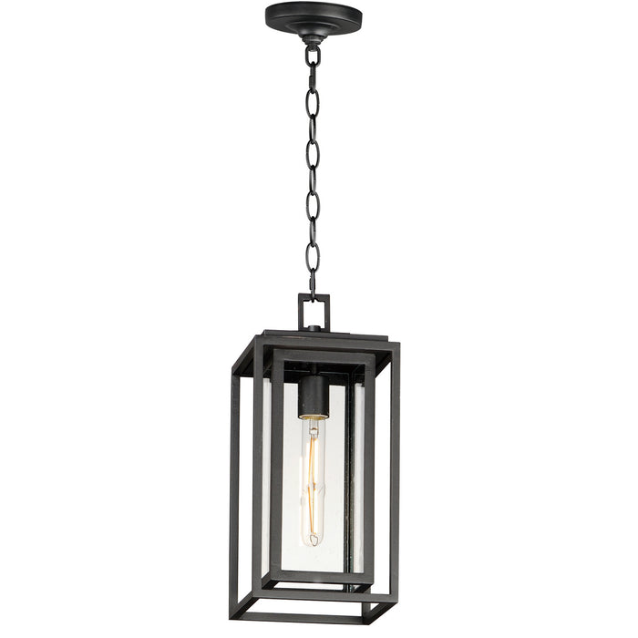 Maxim - 3039CDBK - One Light Outdoor Pendant - Cabana - Black