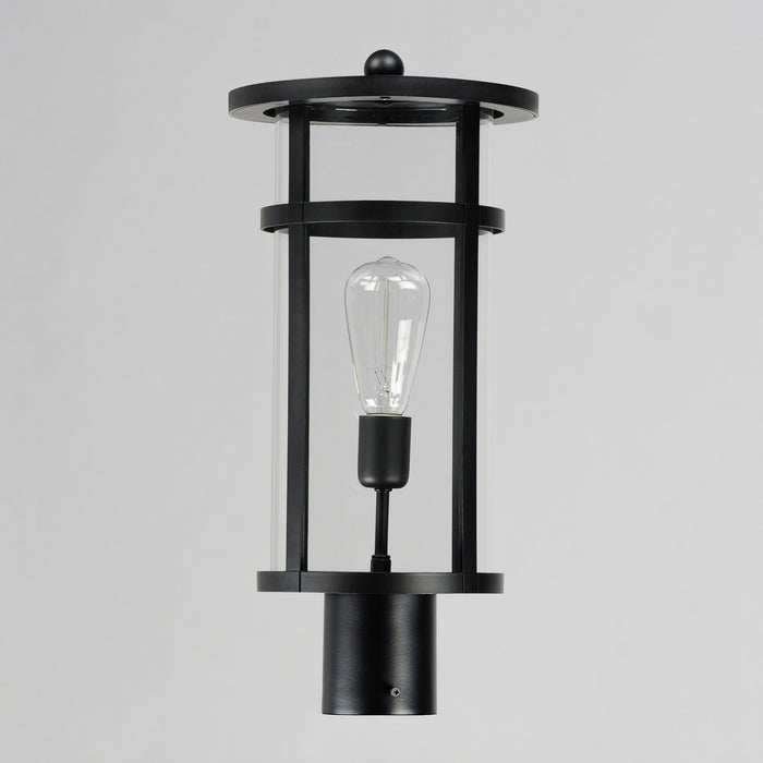 Maxim - 40620CLBK - One Light Post Lantern - Clyde Vivex - Black