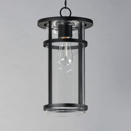 Maxim - 40629CLBK - One Light Outdoor Pendant - Clyde Vivex - Black