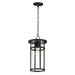 Maxim - 40629CLBK - One Light Outdoor Pendant - Clyde Vivex - Black