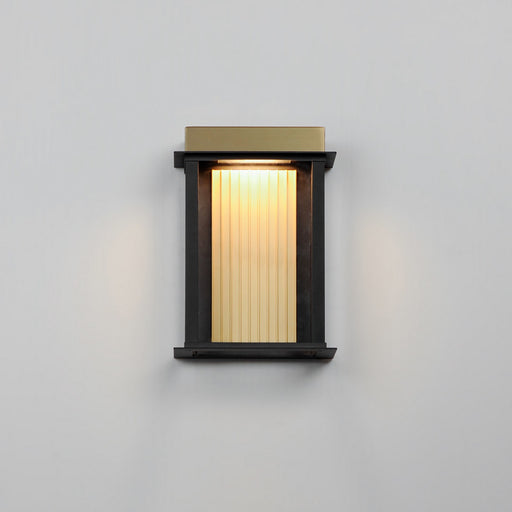 Maxim - 50752BKGLD - LED Outdoor Wall Sconce - Rincon - Black / Gold