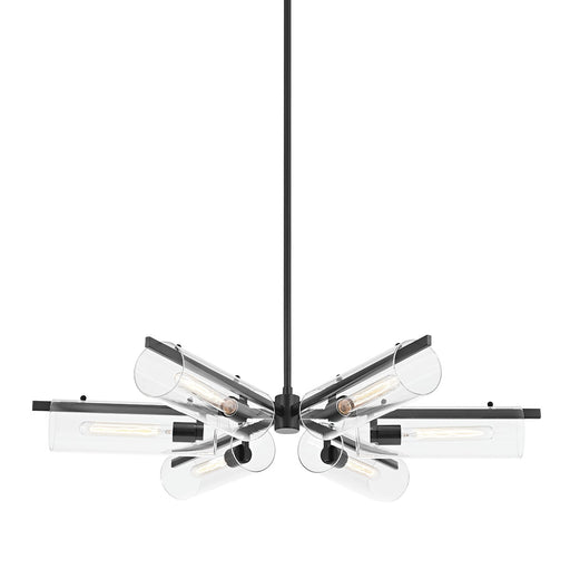 Mitzi - H326806-SBK - Six Light Chandelier - Ariel - Soft Black