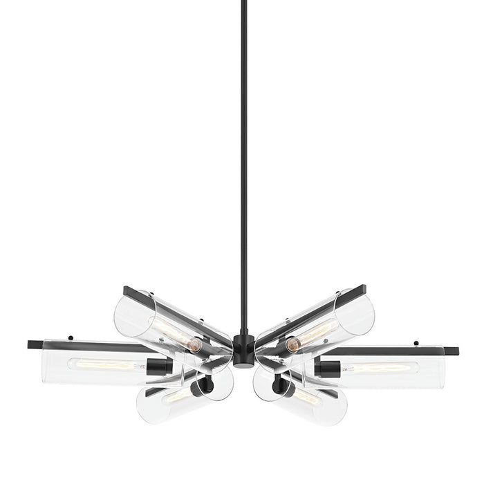 Mitzi - H326806-SBK - Six Light Chandelier - Ariel - Soft Black