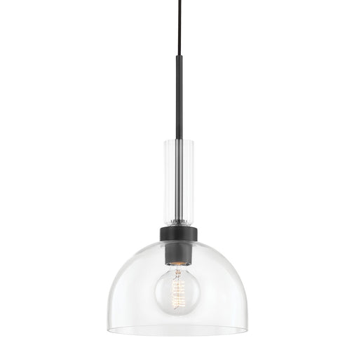 Mitzi - H384701-SBK - One Light Pendant - Tabitha - Soft Black