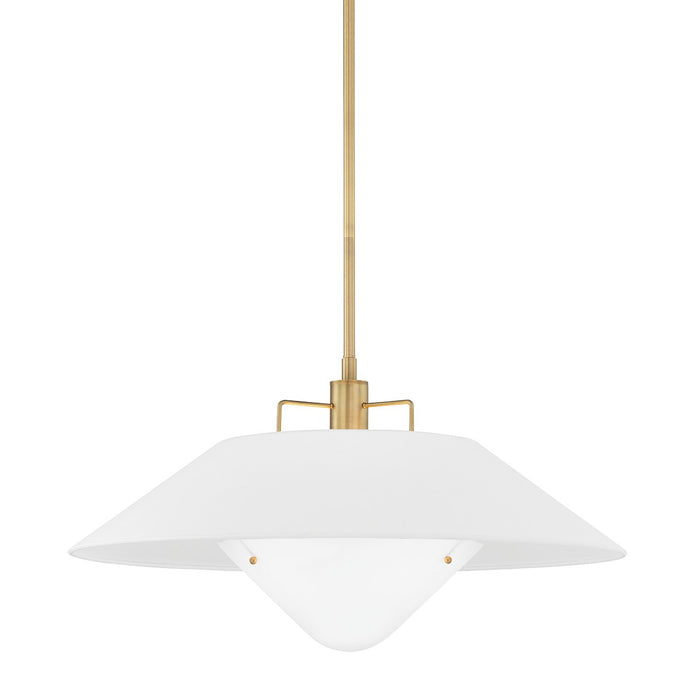 Troy Lighting - F8428-PBR - Two Light Pendant - Otto - Patina Brass