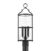 Troy Lighting - P1321-TBK - Three Light Outdoor Post Mount - Burbank - Textured Black