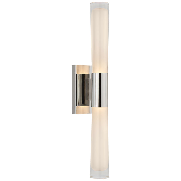 Visual Comfort Signature - ARN 2473PN-CG - LED Wall Sconce - Brenta - Polished Nickel