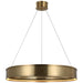 Visual Comfort Signature - CHC 1615AB - LED Chandelier - Connery - Antique-Burnished Brass