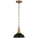 Visual Comfort Signature - CHC 5460AB-BLK - LED Pendant - Layton - Antique-Burnished Brass