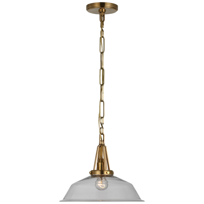 Visual Comfort Signature - CHC 5461AB-CG - LED Pendant - Layton - Antique-Burnished Brass