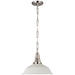 Visual Comfort Signature - CHC 5461PN-WHT - LED Pendant - Layton - Polished Nickel