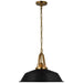 Visual Comfort Signature - CHC 5462AB-BLK - LED Pendant - Layton - Antique-Burnished Brass