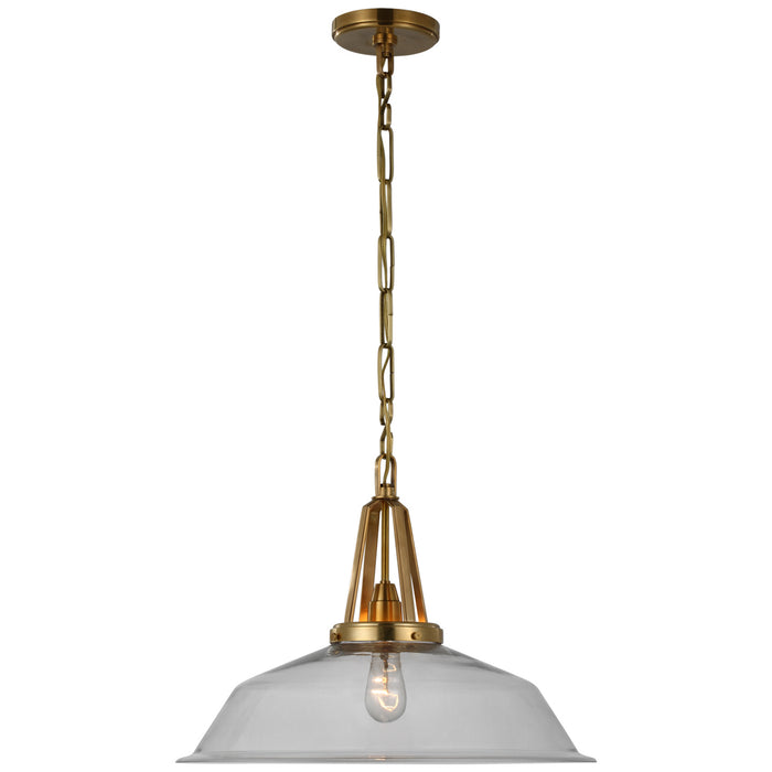 Visual Comfort Signature - CHC 5462AB-CG - LED Pendant - Layton - Antique-Burnished Brass