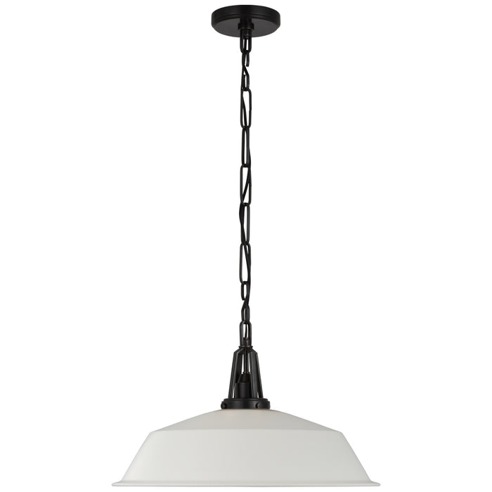 Visual Comfort Signature - CHC 5462BZ-WHT - LED Pendant - Layton - Bronze