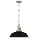 Visual Comfort Signature - CHC 5462PN-BLK - LED Pendant - Layton - Polished Nickel