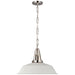 Visual Comfort Signature - CHC 5462PN-WHT - LED Pendant - Layton - Polished Nickel