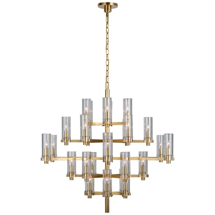 Visual Comfort Signature - CHC 5632AB-CG - LED Chandelier - Sonnet - Antique-Burnished Brass