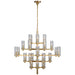 Visual Comfort Signature - CHC 5632AB-CG - LED Chandelier - Sonnet - Antique-Burnished Brass