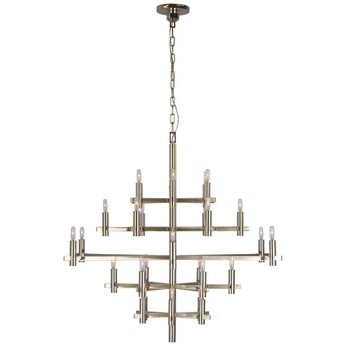 Visual Comfort Signature - CHC 5632PN - LED Chandelier - Sonnet - Polished Nickel