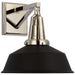 Visual Comfort Signature - CHD 2455PN-BLK - LED Wall Sconce - Layton - Polished Nickel